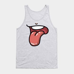 Stop Corona And Poke Your Tongue Out At It Tank Top